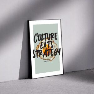 Poster: Culture eats strategy for breakfast